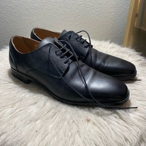 HUGO BOSS Italian Leather Derby Shoes